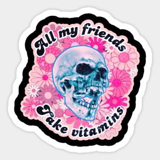 Posty Skull Sticker